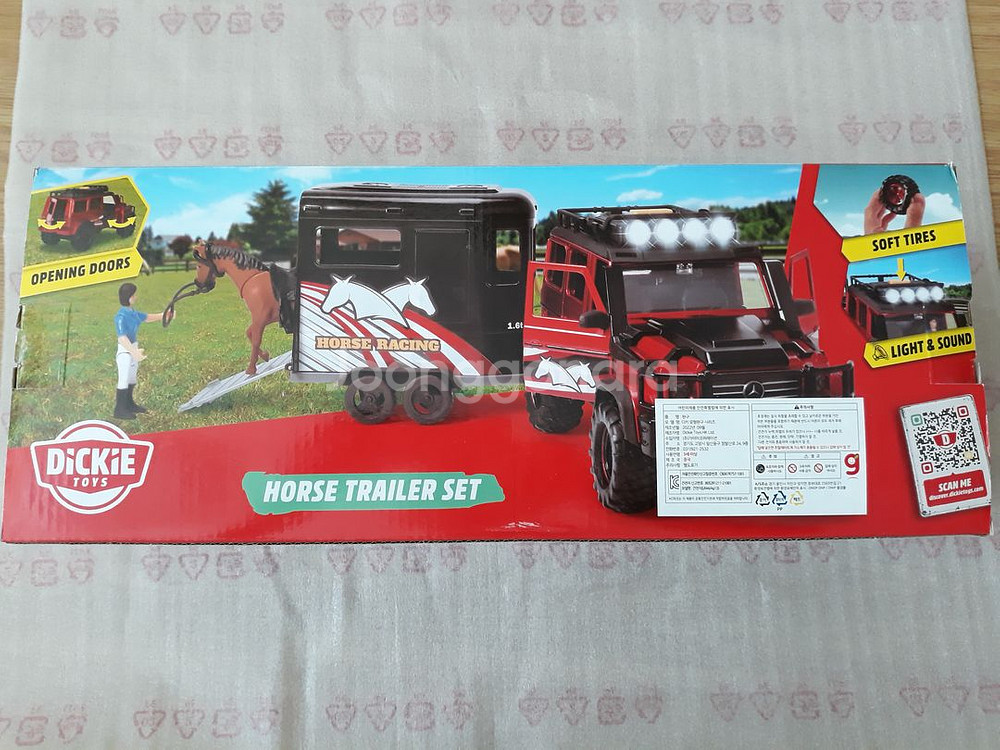 (장난감 자동차)디키 와일드 어드벤처 홀스 트레일러--1