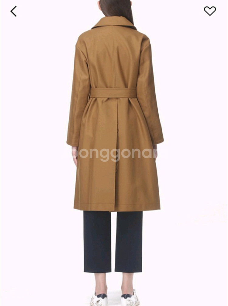 마인 벨티드 트렌치코트 44~55사이즈(이연희 착용)--2