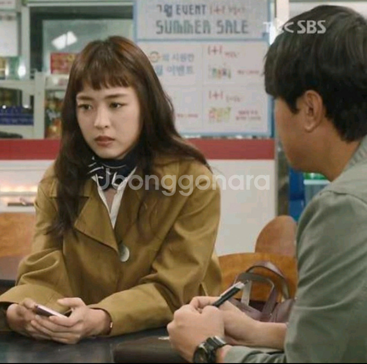 마인 벨티드 트렌치코트 44~55사이즈(이연희 착용)--3