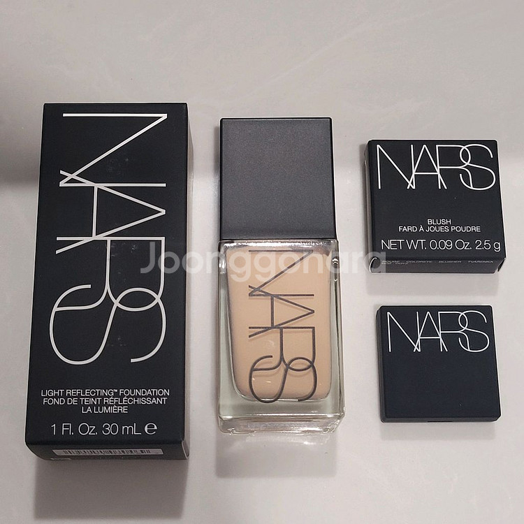 [무료배송/새상품] 나스 라이트 리플렉싱 파운데이션 도빌 + 미니 블러셔 오르가즘--0