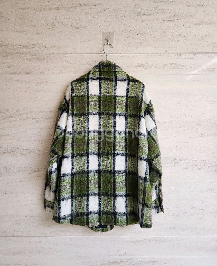 쥬시쥬디 알파카 울블렌드 셔츠형 자켓 55~66사이즈--6