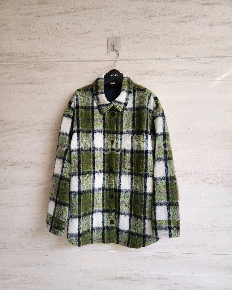 쥬시쥬디 알파카 울블렌드 셔츠형 자켓 55~66사이즈--5