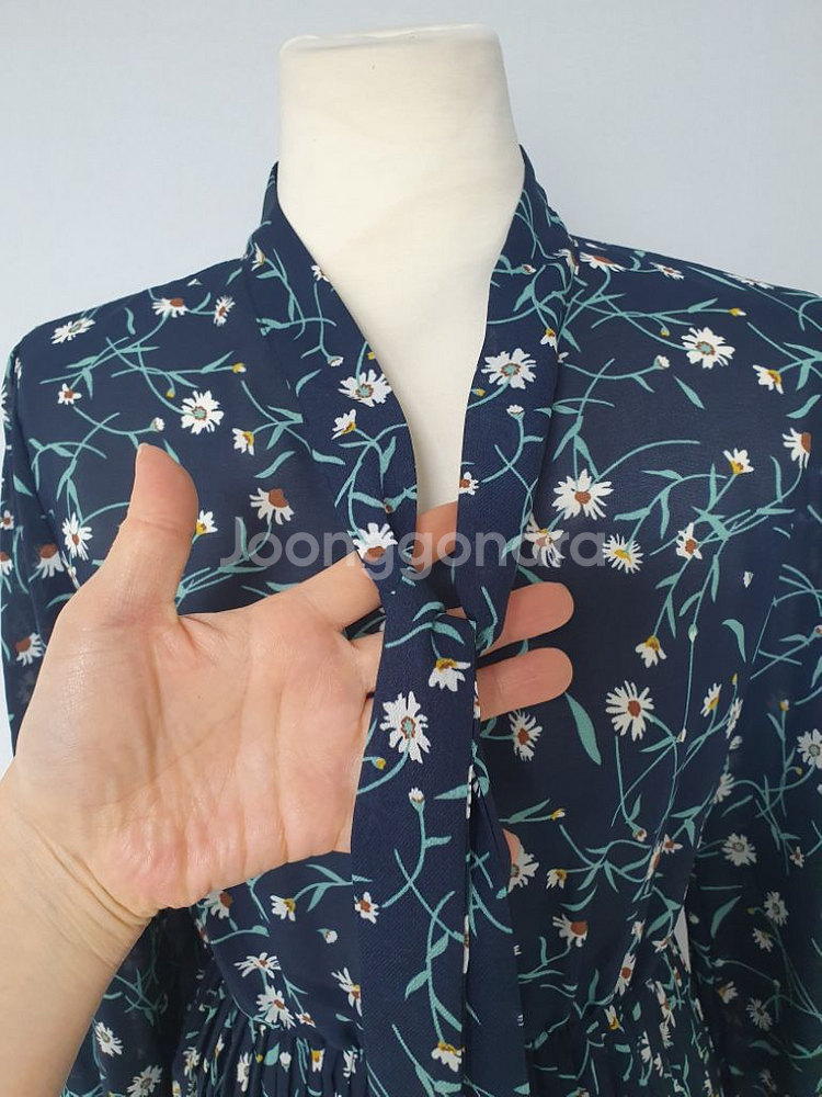 (거의새거)쉬폰원피스 프리사이즈--3