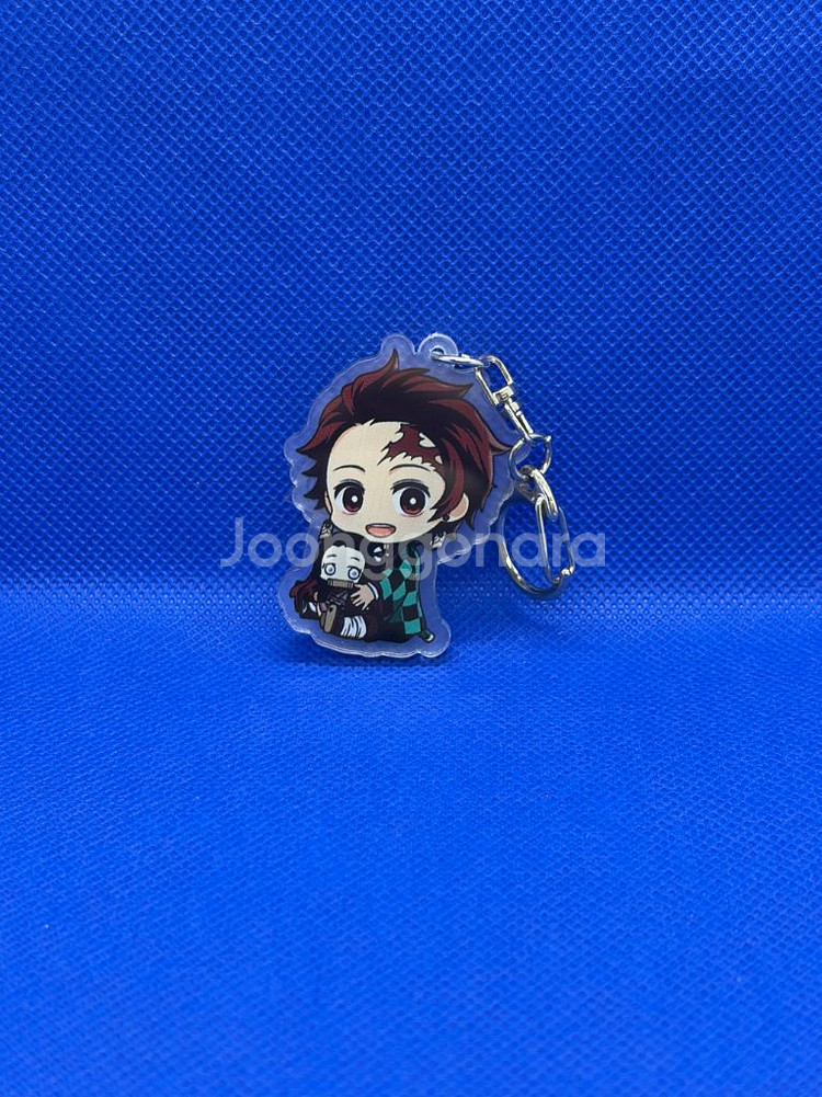 귀멸의칼날 덴지 네즈코 콜라보 아크릴키링--0