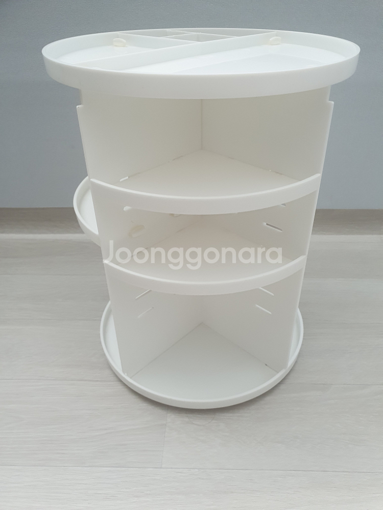 (상태좋음)화장품 회전 정리대--1