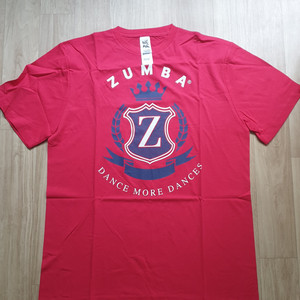 줌바웨어 단체티 신상 체리핑크