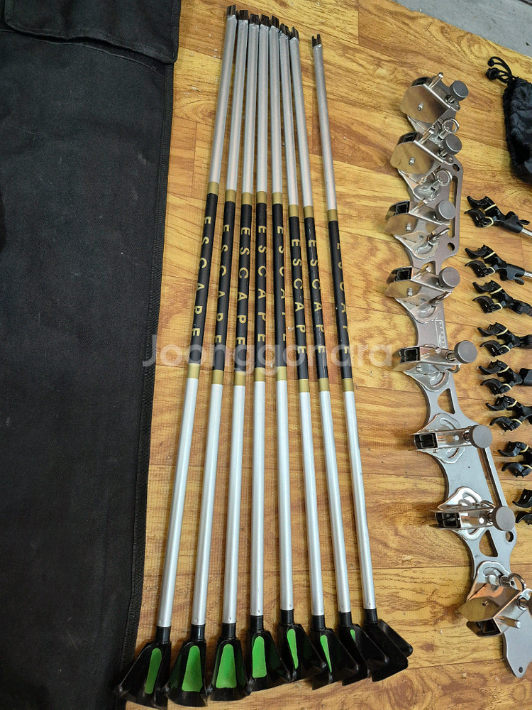 이스케이프 낚시 받침틀 8단 풀세트 받침대 크랭크 포--4