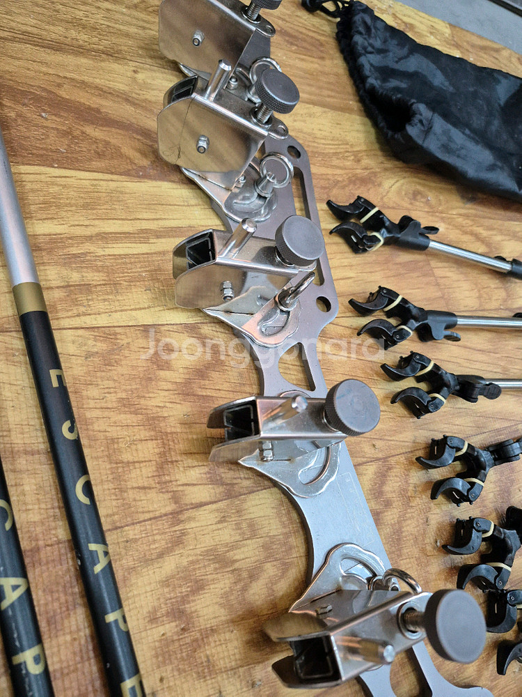 이스케이프 낚시 받침틀 8단 풀세트 받침대 크랭크 포--2