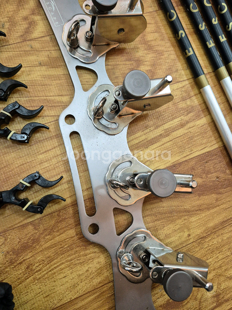 이스케이프 낚시 받침틀 8단 풀세트 받침대 크랭크 포--7