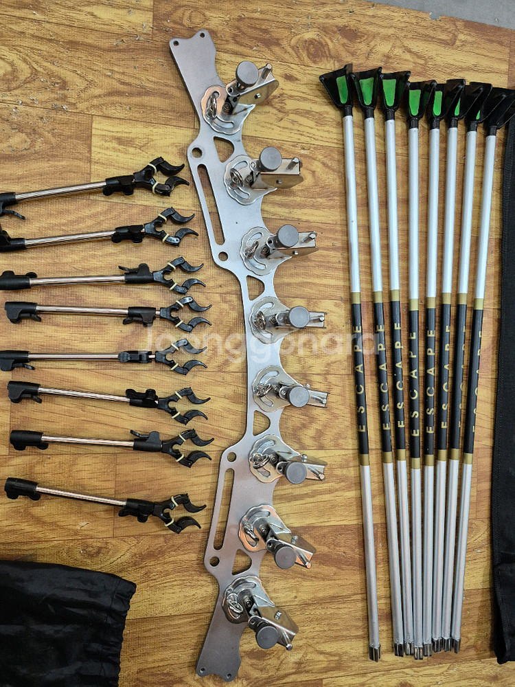 이스케이프 낚시 받침틀 8단 풀세트 받침대 크랭크 포--8