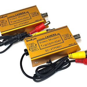 1체널 영상+전원중첩 송신기 SC-VTP0601 2개