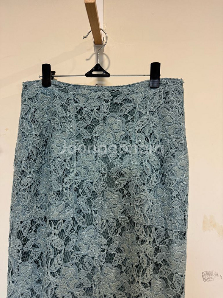 타임 슬릿 레이스 스커트--4