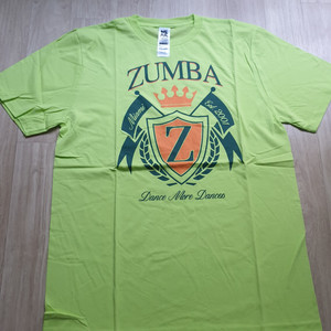 줌바웨어 단체티 공용티 신상 라임