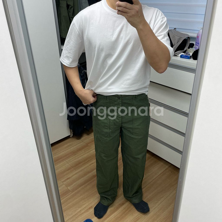 (새제품)오어슬로우 퍼티그팬츠 레귤러핏 (4)--9