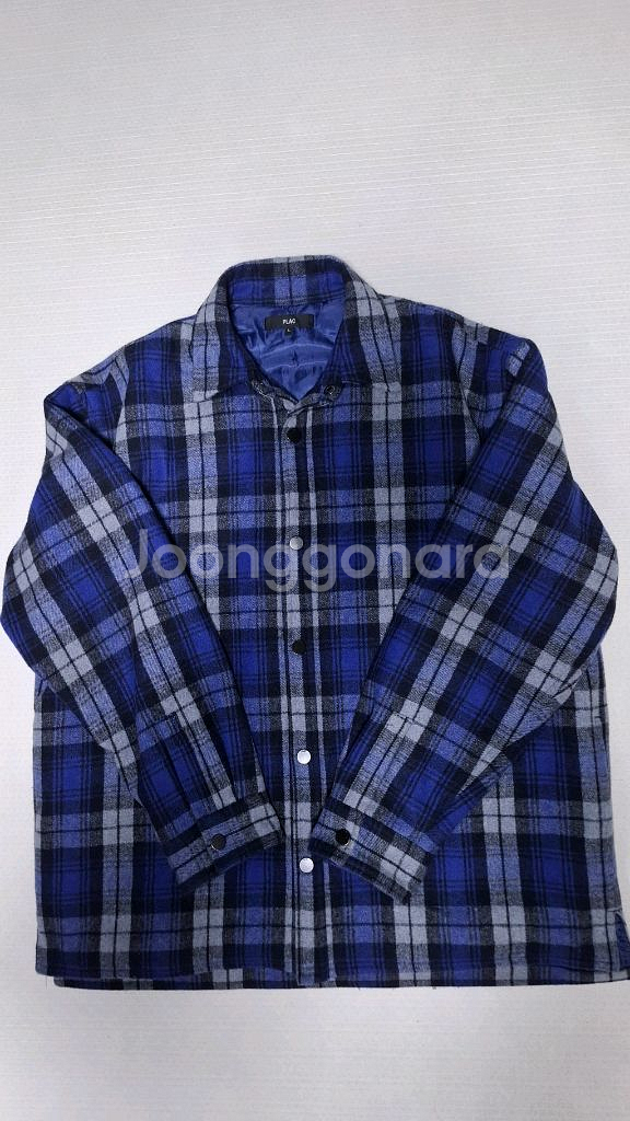 플랙 플란넬 셔츠형 퀼팅 자켓 110 오버핏--2