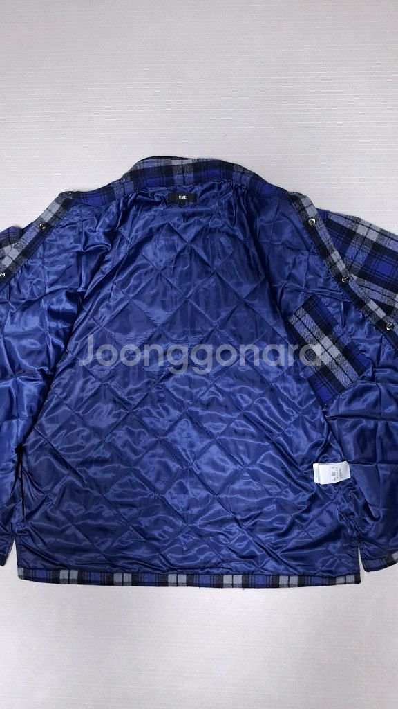 플랙 플란넬 셔츠형 퀼팅 자켓 110 오버핏--6