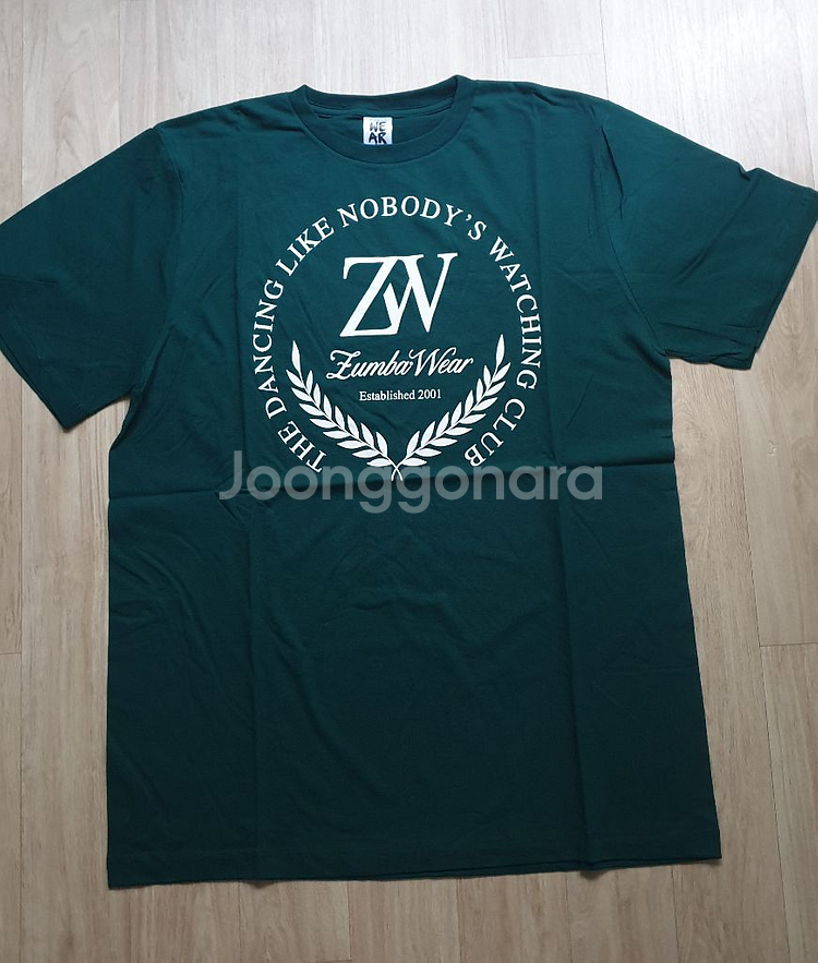 줌바웨어 단체티 신상 딥그린 9장 가능--0