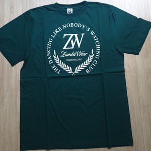 줌바웨어 단체티 신상 딥그린 9장 가능