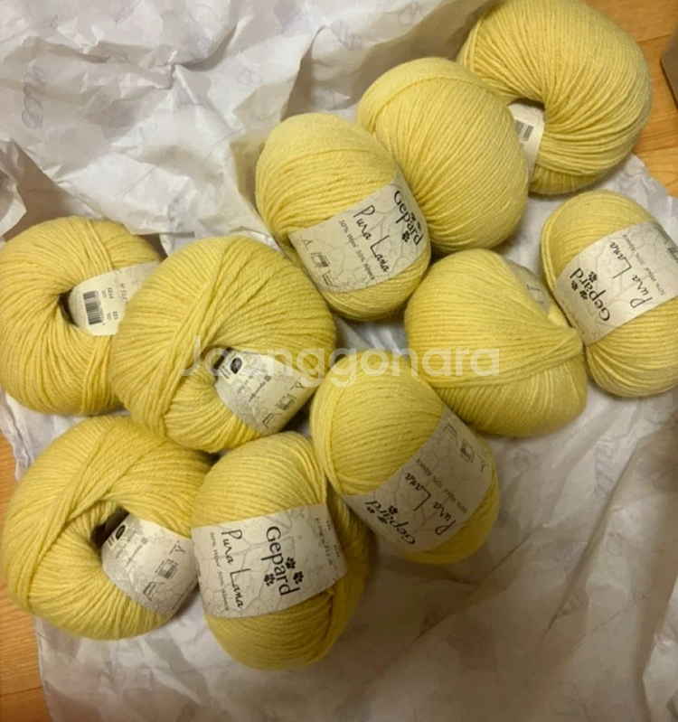 뜨개질 뜨개실 게파드 퓨라라나 10볼--0