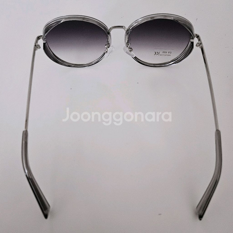 눈완벽보호]독특한 투명테 실버 여자 선글라스 썬글라스--3