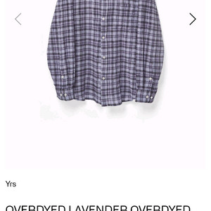 [3] 이얼즈어고 오버다이드 체크 포이카 셔츠 라벤더
