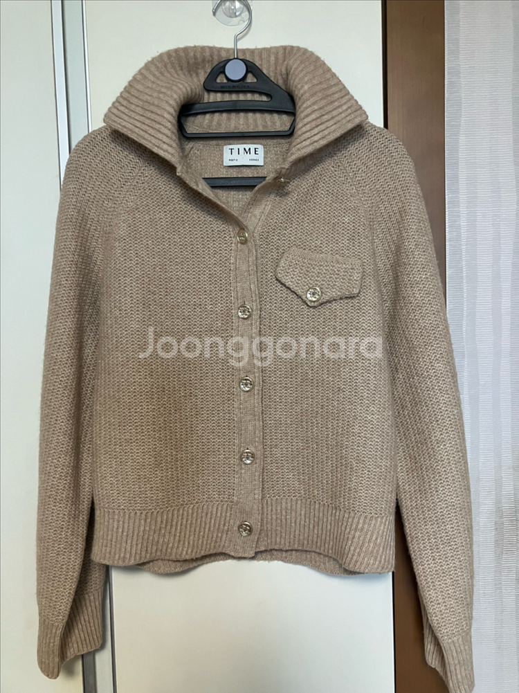 가격내림) 한섬 타임 니트 낙타 가디건 free 너트 랑방--3