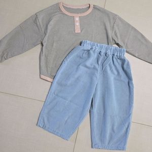 (새상품) 아기 유아 청바지 등원룩 상하복세트90사이즈