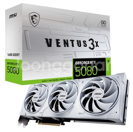 새상품)MSI 지포스 RTX 5080 벤투스 3X OC 화이트 D7 16GB--0