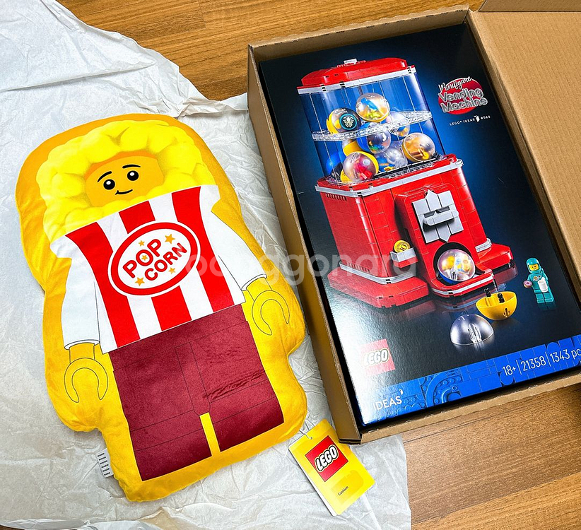 레고 21358 미니피겨 자판기 + 미니피겨 쿠션 판매--0