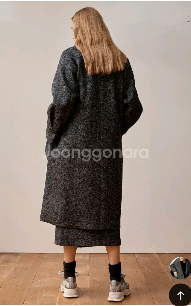 (새상품)누보텐 보카시 롱코트 프리사이즈--3