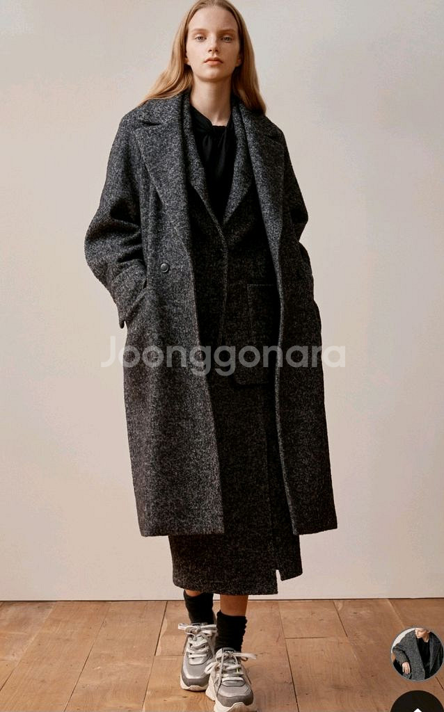 (새상품)누보텐 보카시 롱코트 프리사이즈--2