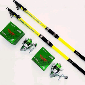 30호대450원투낚시대2대+5000번릴2대+릴줄