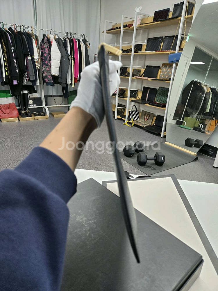 [A급컨디션]톰브라운 클러치백 라지--2