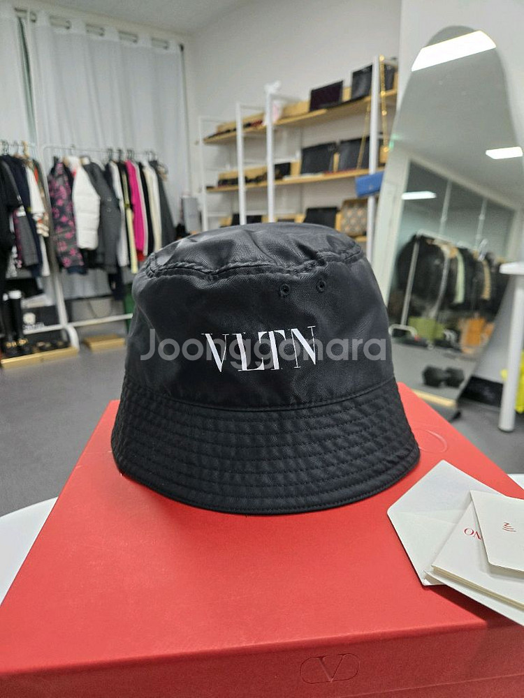 [A급컨디션]발렌티노 로고 버킷햇--0