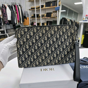 [A급컨디션]디올 오블리크 아이패드 클러치백