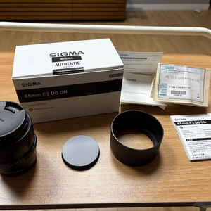 시그마 65mm F2 DG DN 렌즈