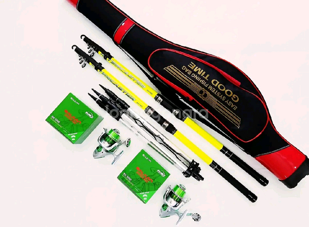 가방+30호대450 2대+5000번릴2대+릴줄+받침대--0