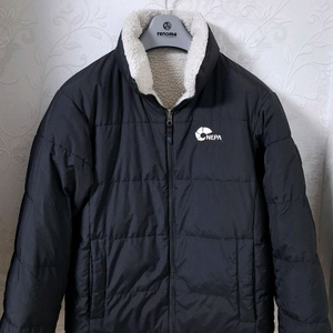 네파 리버서블 구스다운 양털 패딩 90 20년식