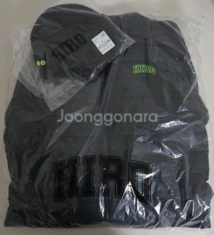 히로 블랭크 투웨이자켓 경량패딩 블랙150 멜로우이어머프비니 블랙--1