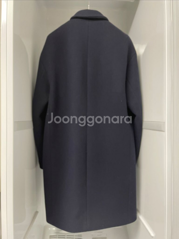 시스템옴므 캐시미어 다크네이비 세미오버핏 코트 95--1