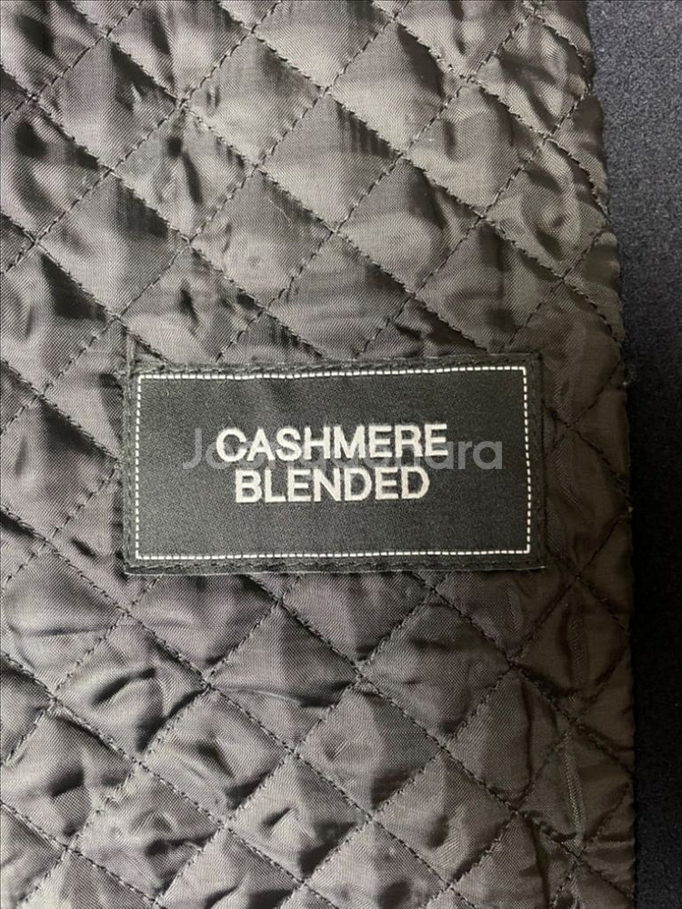 시스템옴므 캐시미어 다크네이비 세미오버핏 코트 95--5