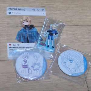 [일괄] 캐릭캐릭체인지 캐캐체 루이 호토리타다세 아크릴 뱃지