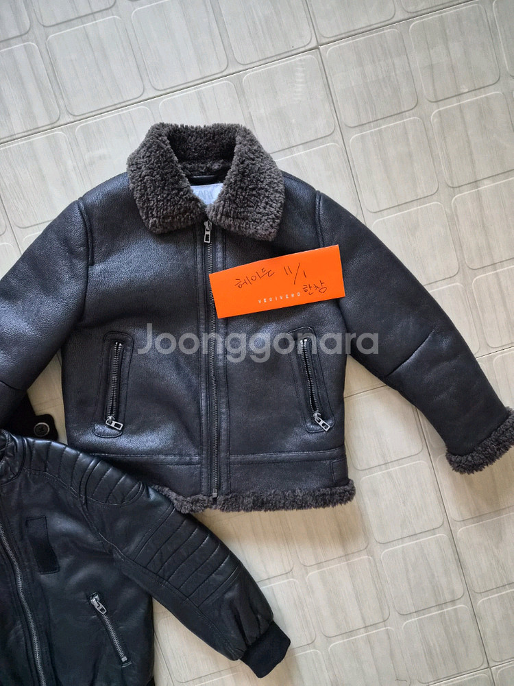 자라키즈 무스탕6~7세 새상품--0