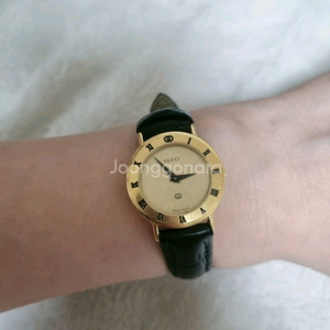 구찌 정품 골드 베젤 3000L 여성 명품시계 택포