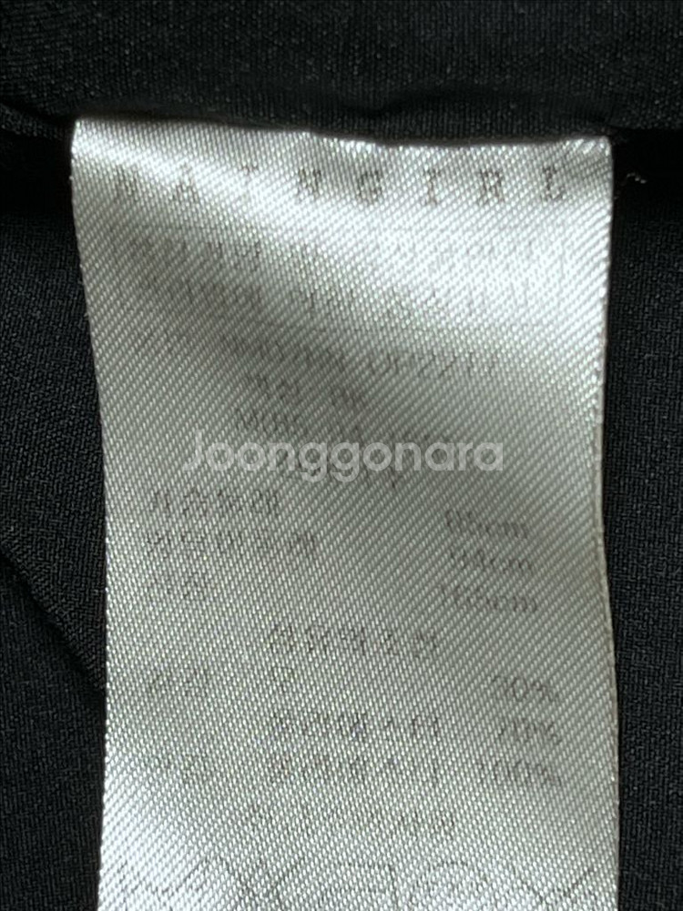 NAIN GIRL 블랙 모직 원피스 55--3