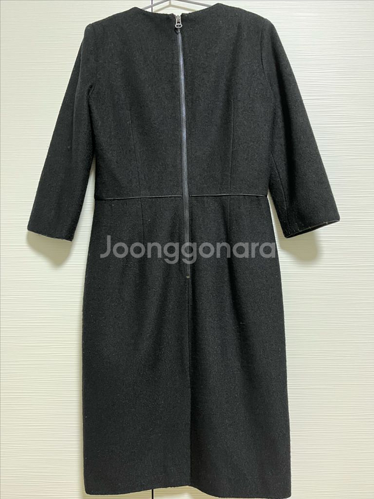 NAIN GIRL 블랙 모직 원피스 55--1