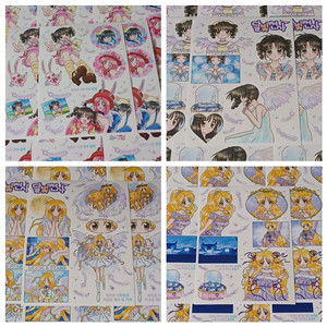 달빛천사 애니인스 스티커 다꾸 6공