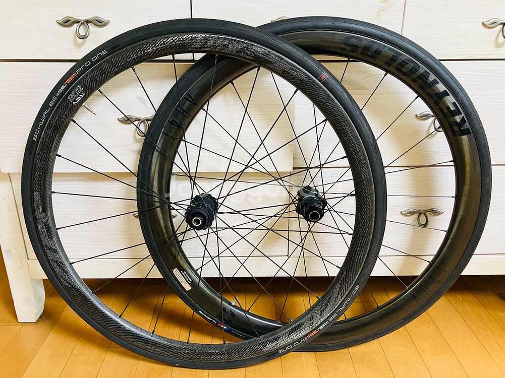 디스크브레이크 카본 휠셋 (로드용)ZIPP 휠(프론트) + 레이놀즈 휠(리어)--0