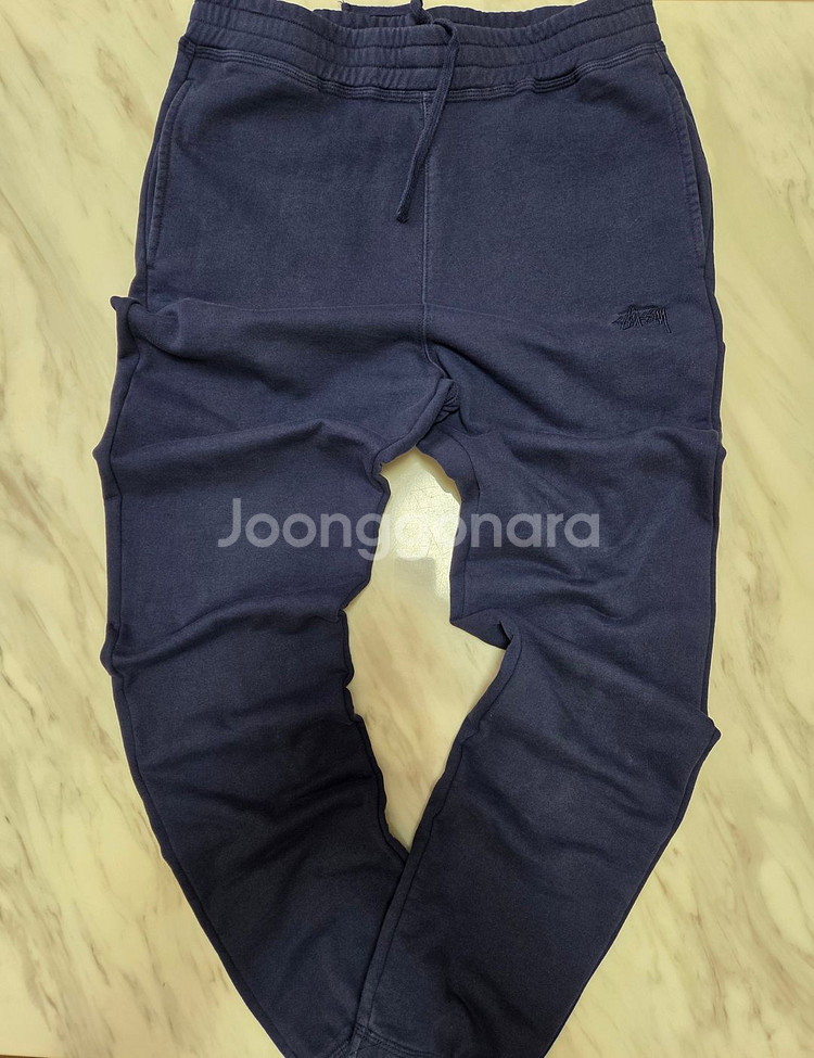 스투시 자수로고 스웻 조거팬츠--0