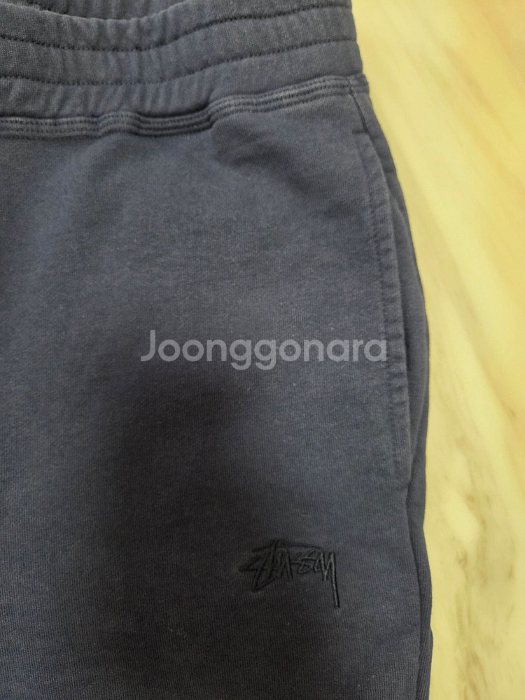 스투시 자수로고 스웻 조거팬츠--3
